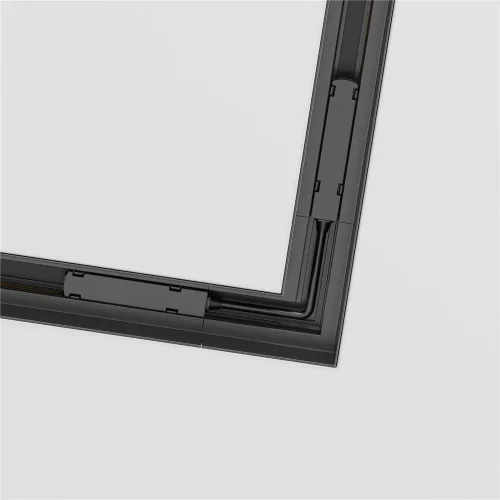 Коннектор угловой Gravity встраиваемый черный (Черный) - фото 3