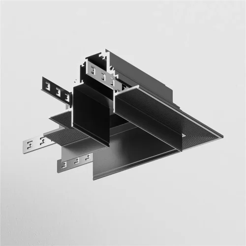 Коннектор угловой Gravity встраиваемый черный (Черный) TRX010CL-22B - фото 2