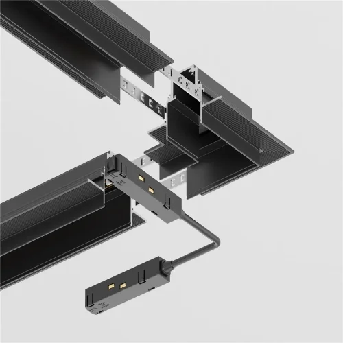 Коннектор угловой Gravity встраиваемый черный (Черный) TRX010CL-22B - фото 4