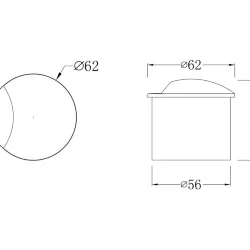 Встраиваемый светильник Biscotti 3000К 3Вт IP 65 (Белый)