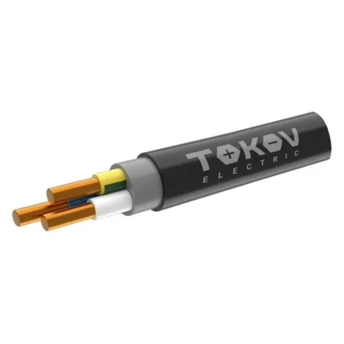 Кабель TOKOV ELECTRIC ППГнг(А)-HF 3х2.5 ОК (N PE) 0.66кВ (м) ТХМ00409114 - фото