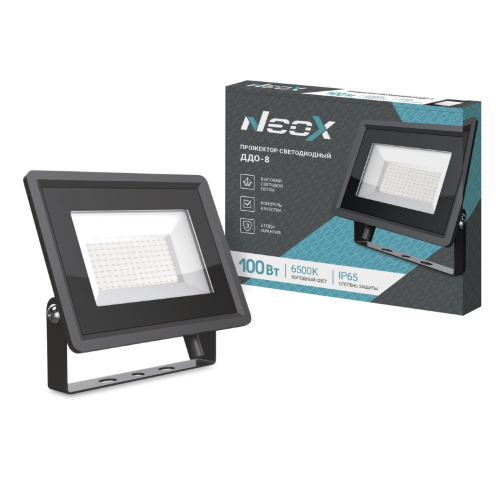 Прожектор светодиодный ДДО-8 100Вт 6500К 10000Лм 100лм/Вт IP65 NEOX - Фото