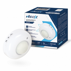 Датчик движения инфракрасный ДД 20BБ 1200Вт 360 гр. 6м IP33 белый NEOX