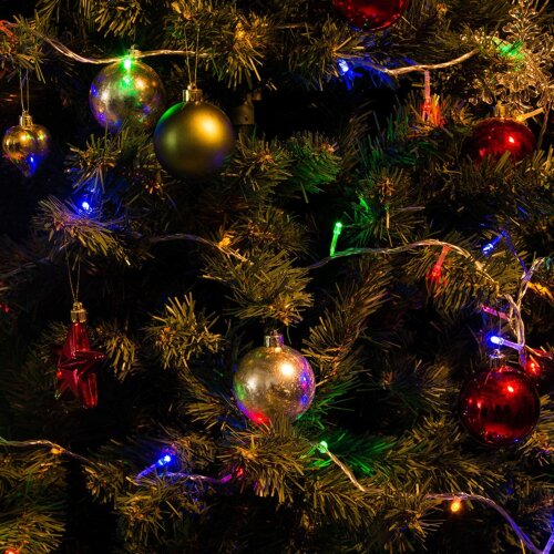 ULD-S0500-050-DTA MULTI IP20 Гирлянда светодиодная с контроллером, 5м, 50 светодиодов, Разноцветный свет, Провод прозрачный - фото 5