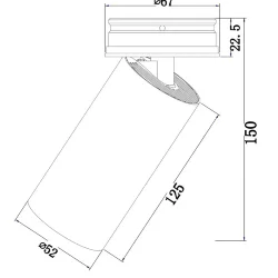 Потолочный светильник Фокус / FOCUS LED 12 Вт 3000 К 38° (Черный) C057CL-L12W3K
