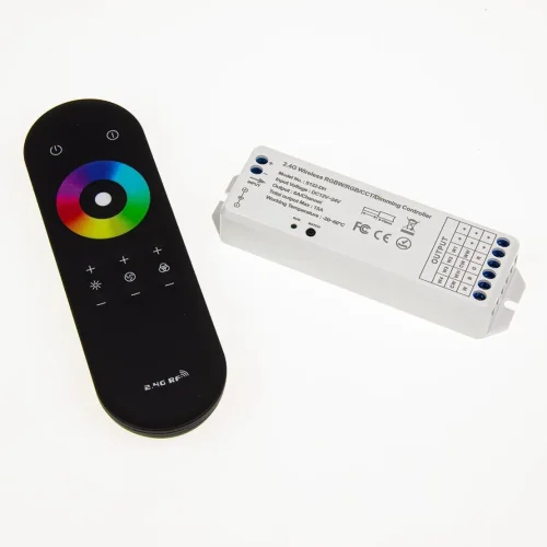 Контроллер с пультом JM-QB-03 P708 (2.4GHz, RGB, DC12-24V, 3ch x6A, 180-360W) - фото I