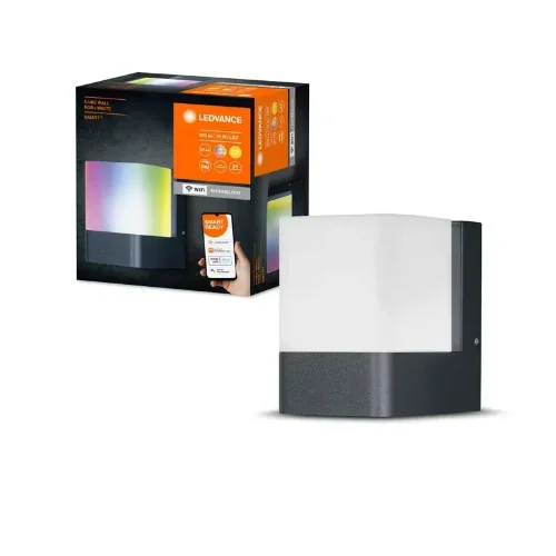 Светильник светодиодный настенный с управлением по Wi-Fi 9.5W/RGBW+3000K | CUBE WALL | - LEDVANCE SMART+. Фото 3
