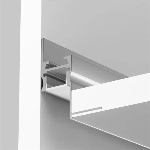 Алюминиевый профиль встраиваемый скрытого монтажа 41x51 (Серебро, 2 м), ALM-4151-S-2M 636013 (Серебро) - фото 3