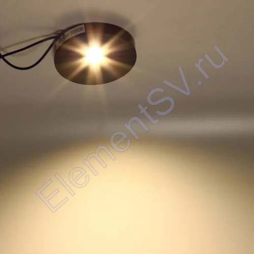 Светильник мебельный JH-MZTD-107 black B447 (220V, 5W, warm white) - фото 3.