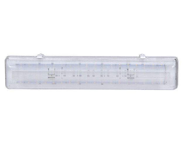 Подвесной офисный светодиодный светильник Батон 40 Вт IP54 660x150x100 мм 6000К Прозрачный - фото 4