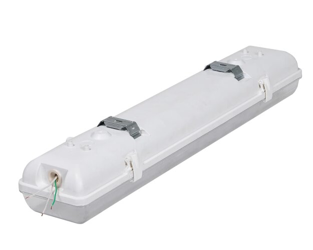 Универсальный офисный светодиодный светильник Батон 40 Вт IP54 660x150x100 мм 6000К Прозрачный - фото 5