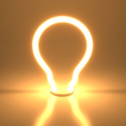 Филаментная светодиодная лампа Decor filament 4W 2700K E27 BL157 (047197)