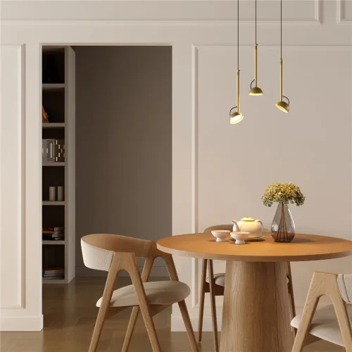 Светильник подвесной светодиодный Join 7W 3000K латунь 50313 LED - фото 5