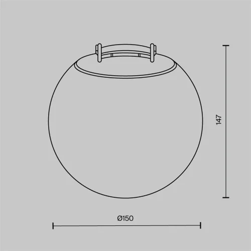 Подвесной светильник Луна / Luna Parity 3000K 10Вт 170° (Черный) TR125B-10W3K-B - фото 8