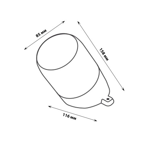 UWL-K02R 60W-E27 IP65 WHITE Светильник влагозащищенный под лампу Е27, наклонный, для бань и саун, до +125С, Цвет корпуса белый - фото 9