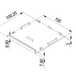 Заглушка для LC-LP-100100