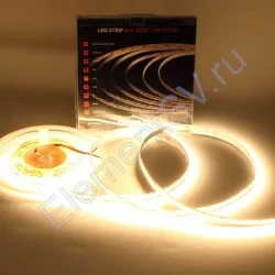 Светодиодная лента Class Premium, 3528, 240 led/m, Warm White, 24V, IP33, А10, однорядная