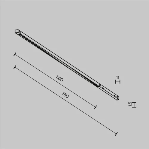 Трековый светильник Точки / Points Exility X 2700-6000K 12Вт 40° Dim Dali2 (Черный) TR241-4-12WTW-DD2-B - фото 9