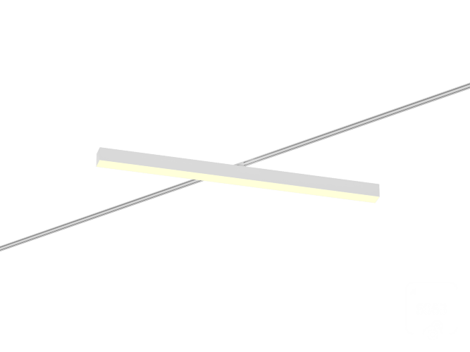 Трековый светильник 6063 5050 TR2 (RAL9003/1000mm/LT70 — 3K/38W) - фото 1