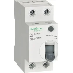 Выключатель дифференциального тока City9 Set 2п 63А 100мА A-S 230В SE C9R76263