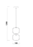 Подвесной светильник Люмен / Lumen (Латунь) FR5215PL-01BS - фото 6