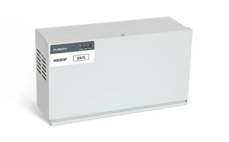 Источник вторичного электропитания резервированный ИВЭПР 24/5 2х12-Р БР Рубеж Rbz-052573 - фото