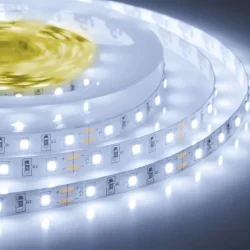 Лента светодиодная 300SMD диодов (2835) тип В, 12В, 5м, холодный белый