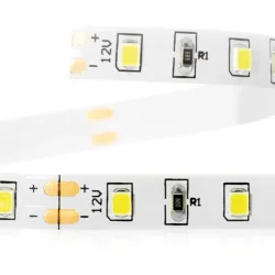 Лента светодиодная 300SMD диодов (2835) тип В, 12В, 5м, холодный белый