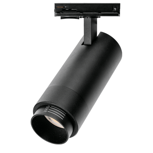 Трековый светодиодный светильник WOLTA WTL-15W/02B 15Вт 4000К IP20 Чёрный - фото 2.