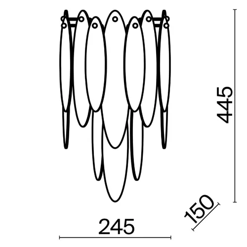 Настенный светильник (бра) Freya FR5217WL-02FG (Французское золото) - фото 9