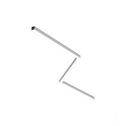 Светильник ЗигЗаг S50 (RAL9003/3x1291mm-135/LT70 — 4K/78W)