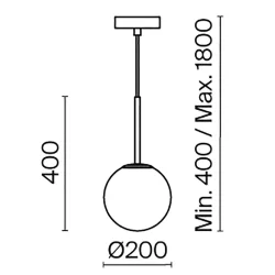 Подвесной светильник Basic form E14х1 (Белый)