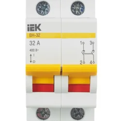 Выключатель нагрузки (мини-рубильник) 2п 32А ВН-32 KARAT IEK MNV10-2-032