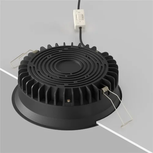 Встраиваемый светильник Окно / Okno 18 Вт 3-4-6 К 100° IP 44 с переключателем цветовой температуры (Черный) DL055-18W3-4-6K-B - фото 5