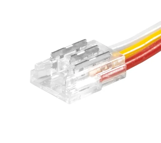 Коннектор 3pin/провод для SMD-лент CCT 8мм, провод 10см - фото