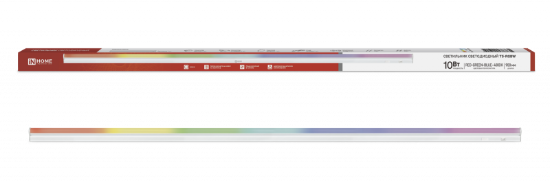Светильник светодиодный СПБ-Т5-RGBW 10Вт 230B red-green-blue-4000К 900мм IN HOME - Фото