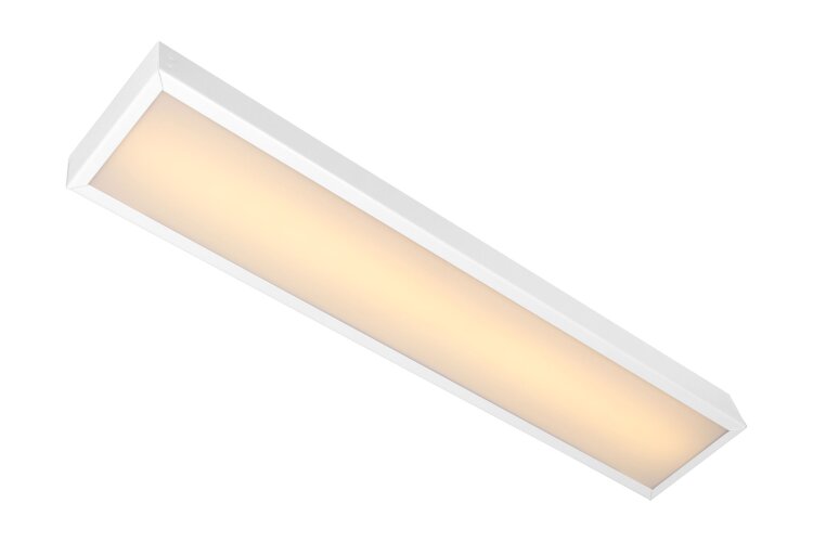 Универсальный офисный светодиодный светильник узкий 10 Вт IP44 595x110x40 мм 3000K Опал - фото 3