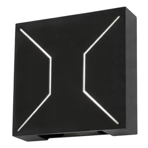 ULU-P32B-4W-4000K IP65 BLACK Светильник светодиодный уличный, Архитектурный накладной, Белый свет 4000K, Корпус черный, TM Uniel - фото 1