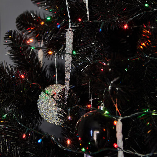 UDL-S1000-200-DGA MULTI IP20 MINI Гирлянда с контроллером, 10м, 200 миниламп накаливания, Разноцветный свет, Провод зеленый. - фото 7