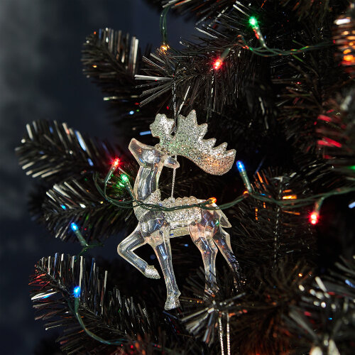 UDL-S1000-200-DGA MULTI IP20 MINI Гирлянда с контроллером, 10м, 200 миниламп накаливания, Разноцветный свет, Провод зеленый. - фото 9