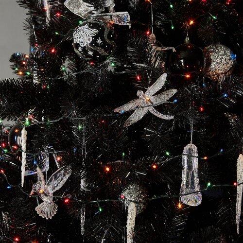 UDL-S1000-200-DGA MULTI IP20 MINI Гирлянда с контроллером, 10м, 200 миниламп накаливания, Разноцветный свет, Провод зеленый. - фото 6