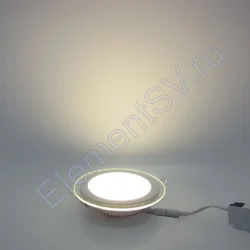 Светодиодный светильник встраиваемый IC-RW D160 (12W, Warm White)