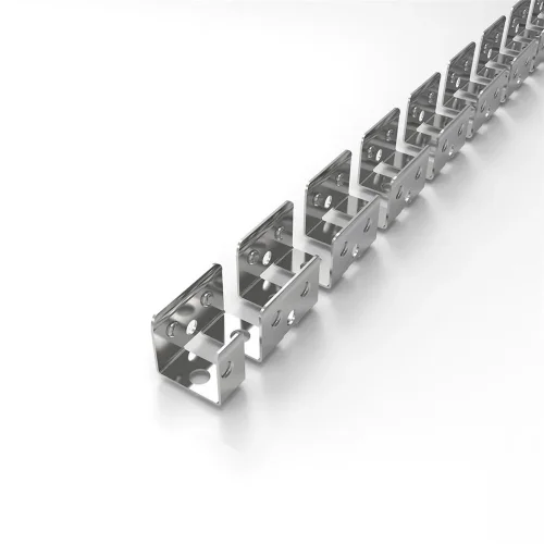 Крепеж оцинкованный гибкий 10x10мм S23 - фото I