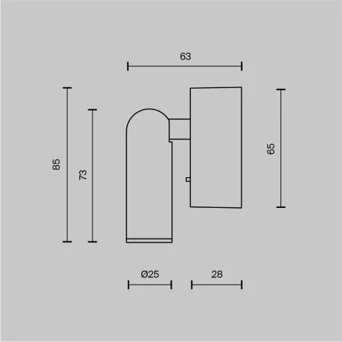Настенный светильник (бра) Mirax 3000К 3Вт IP 20 (Белый) - фото 7