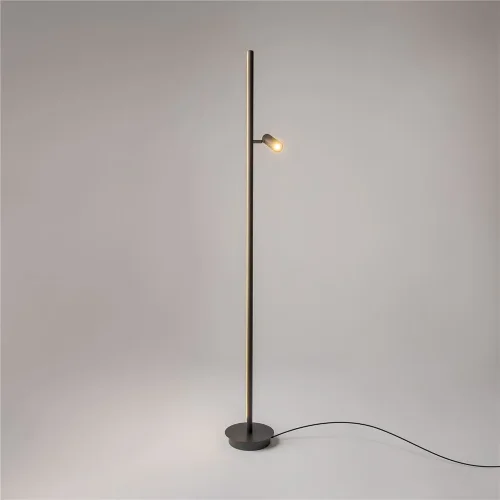 Напольный светильник (торшер) Thin 3000К 14Вт (Черный) - фото 11