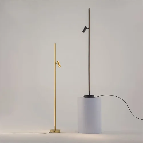 Напольный светильник (торшер) Thin 3000К 14Вт (Черный) - фото 12