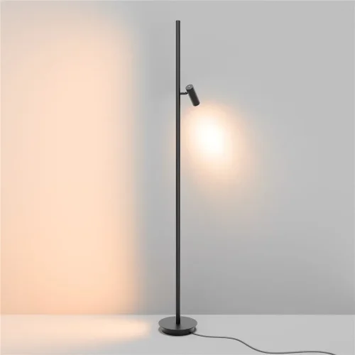 Напольный светильник (торшер) Тонкость / Thin 3000К 14Вт (Черный) MOD395FL-L28B3K - фото 6