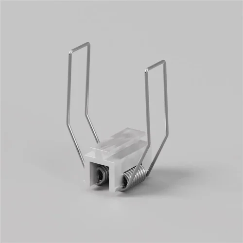 Комплект креплений (для профиля ALM-6332-S-2M) 4 шт. (Серебро) - фото 3