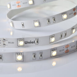 ULS-M22-5050-30LED-m-10mm-IP20-DC12V-7.2W-m-5M-3000K PROFI Гибкая светодиодная лента на самоклеящейся основе, Катушка 5м, в герметичной упаковке, Теплый белый свет3000К.