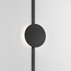 Светильник для трека Air, серия Reflex 4000 со светодиодом, ?180*H23мм, 48V DC, 5W, RA?90, 120°, 4000K, IP20, черный, алюминий, Denkirs DK5350-BK